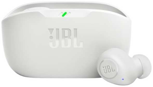 Наушники беспроводные JBL Wave Buds вкладыши, белые, BT, в ушной раковине (1993158) 9698432903