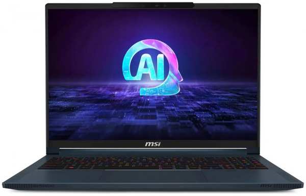 Ноутбук MSI Stealth 16 AI Studio A1VHG-061RU 9S7-15F312-061 Ultra 9 185H/32GB/2TB SSD/GeForce RTX 4080 12GB/16″ UHD+ IPS/WiFi/BT/cam/Win11Home/dk.blue 9698433510