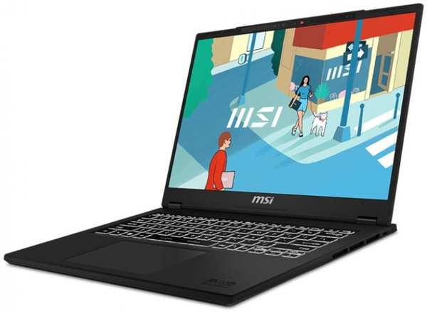 Ноутбук MSI Modern 14 H D13MG-088XRU 9S7-14L112-088 i5-13420H/16GB/512GB SSD/Iris Xe graphics/14” FHD+ IPS/WiFi/BT/cam/DOS