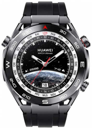 Часы Huawei W Ultimate 55020AGP black HNBR strap 9698433998