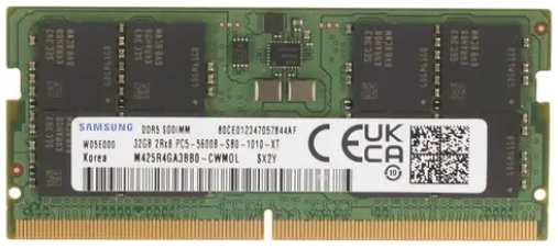 Модуль памяти SODIMM DDR5 32GB Samsung M425R4GA3BB0-CWM PC5-38400 5600MHz CL40 1.1V