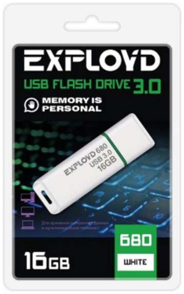 Накопитель USB 3.0 16GB Exployd EX-16GB-680-White 680 белый 9698434489