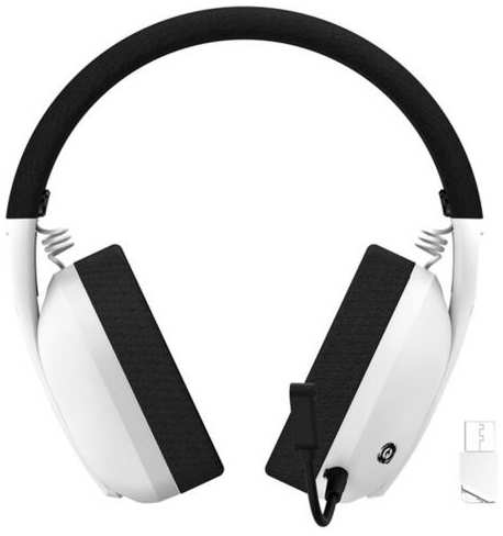 Гарнитура wireless Canyon Ego GH-13 CND-SGHS13W Gaming BT headset, virtual 7.1 support in 2.4G mode, BK3288X, BT 5.2, кабель 1.8M, white 9698435037