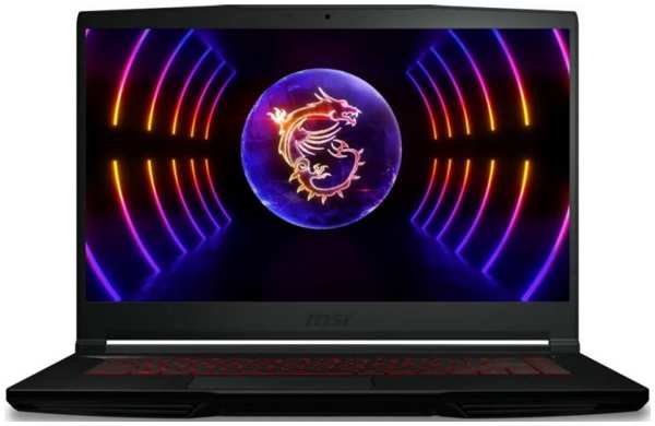 Ноутбук MSI Thin GF63 12UC-1094XRU 9S7-16R821-1094 i5-12450H/8GB/512GB SSD/GeForce RTX3050 4GB/15.6'' FHD/WiFi/BT/Cam/noOS