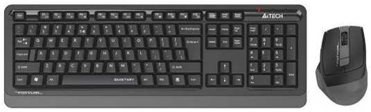 Клавиатура и мышь Wireless A4Tech Fstyler FGS1035Q клав: черная/серая мышь: черная/серая USB Multimedia (1931377) 9698435510