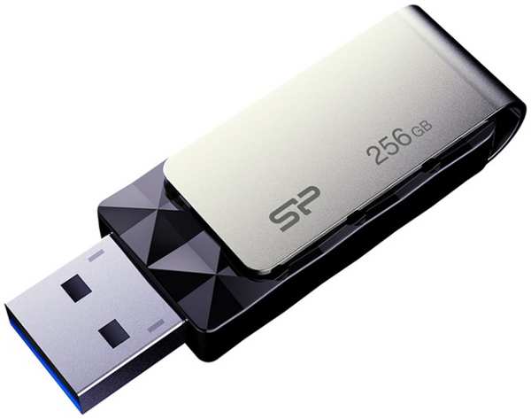 Накопитель USB 3.2 256GB Silicon Power Blaze B30 SP256GBUF3B30V1K черный 9698437317