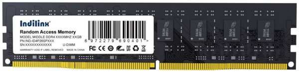 Модуль памяти DDR4 8GB Indilinx IND-ID4P32SP08X PC4-25600 3200MHz CL19 1.2V 9698437324