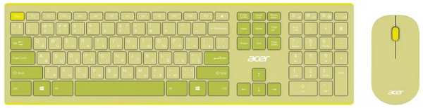 Клавиатура и мышь Wireless Acer OCC205 ZL.ACCEE.00E USB, yellow 9698439371