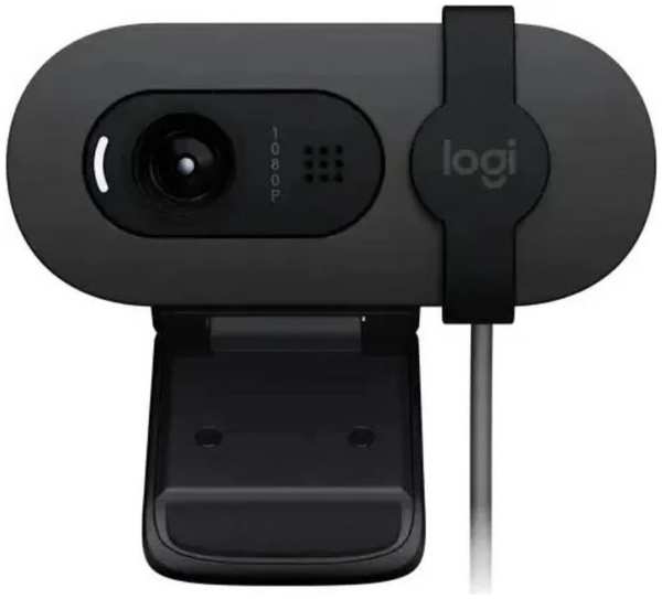 Веб-камера Logitech HD Webcam Brio 90 960-001581 графитовый 2Mpix (1920x1080) USB Type-C с микрофоном 9698439942