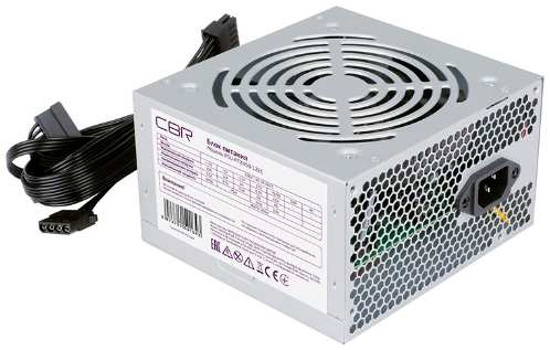 Блок питания ATX CBR PSU-ATX450-12GM 450W 80+ Bronze, APFC