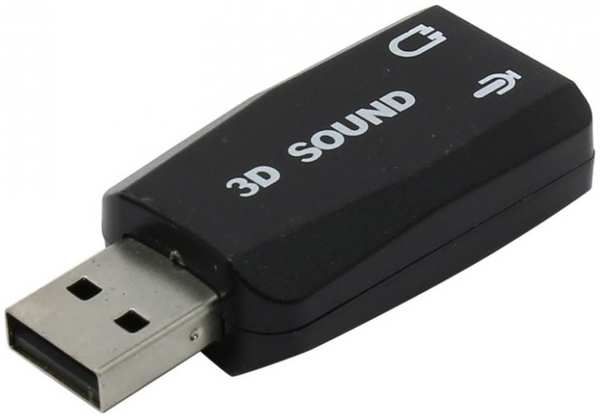 Звуковая карта USB 2.0 ORIENT AU-01N внешняя USB2.0 -> 2 x jack 3.5мм для подключения гарнитуры к USB порту 9698441801