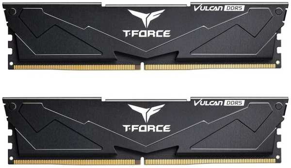 Модуль памяти DDR5 32GB (2*16GB) Team Group FLBD532G6000HC38ADC01 T-Force Vulcan PC5-48000 6000MHz CL38 1.25V black 9698442288