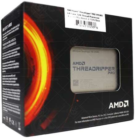 Процессор AMD Threadripper PRO 3995WX 100-000000087 Zen 2 64C/128T 2.7-4.2GHZ (sWRX8, L3 16MB, 7nm, 280W TDP) 9698442411