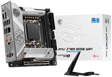 Материнская плата mini-ITX MSI MPG Z790I EDGE WIFI (LGA1700, Z790, 2*DDR5 (8000), 4*SATA 6G RAID, M