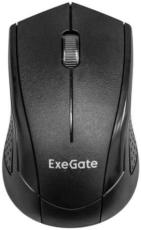 Мышь Wireless Exegate Professional Standard SR-9022 EX269648RUS USB, оптическая, 1200dpi, 3 кнопки и колесо прокрутки, черная, Color Box