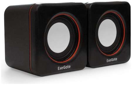 Акустическая система 2.0 Exegate Disco 160 EX287050RUS USB, 2х3Вт (6Вт RMS), 100-20000Гц, черный, Color Box 9698442822