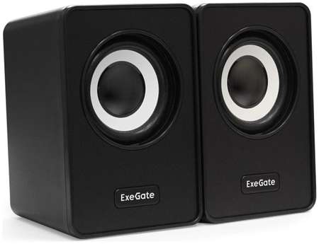 Акустическая система 2.0 Exegate Disco 120 EX287054RUS USB, 2х3Вт (6Вт RMS), 100-20000Гц, черный, Color Box 9698442875