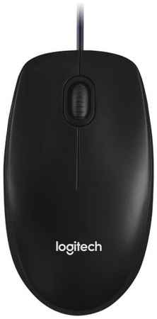 Мышь Logitech M100 черная, 1000dpi, USB, 2but (910-006765) 9698444014