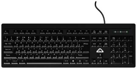 Клавиатура БЕШТАУ КЛ104РУ черная, проводная, 104 кл, USB, 1.3м