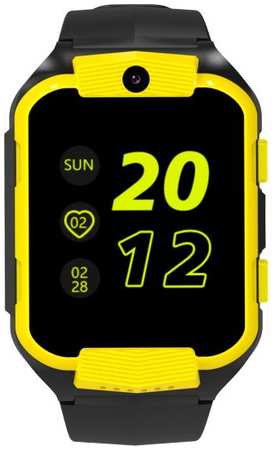Часы Canyon Cindy KW-41 детские, 1,69″ IPS, 240*280, 4G, телефон с MP3 плеером, IP67, yellow 9698444644