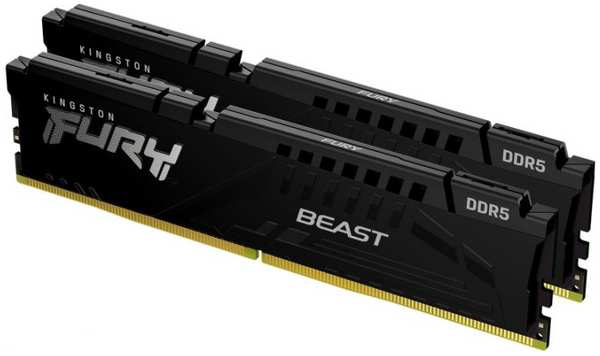 Модуль памяти DDR5 16GB (2*8GB) Kingston FURY KF556C36BBEK2-16 Beast 5600MHz CL36 1RX16 1.25V 16Gbit