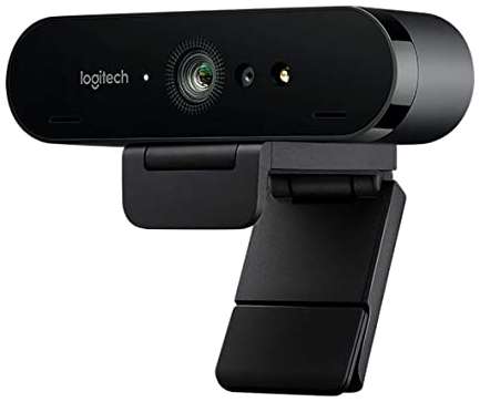 Веб-камера Logitech Brio 960-001105/960-001107 Ultra HD черная 13Mpix (4096x2160) USB3.0 с микрофоном 9698448095