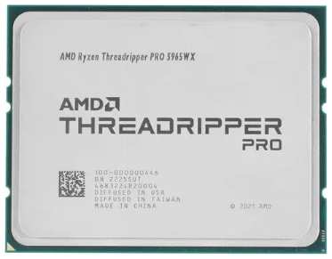 Процессор AMD Ryzen Threadripper PRO 5965WX 100-000000446 Zen 3 24C/48T 3.6-4.5GHz (sWRX8, L3 128MB, 7nm, 280W TDP) OEM