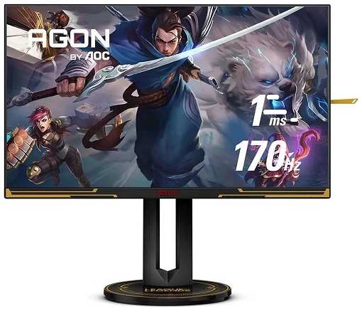 Монитор 27″ AOC AGON AG275QXL с поворотом экрана (IPS, 2560x1440, 170Hz, 1 ms, 178°/178°, 400 cd/m, 80M:1,2xHDMI)