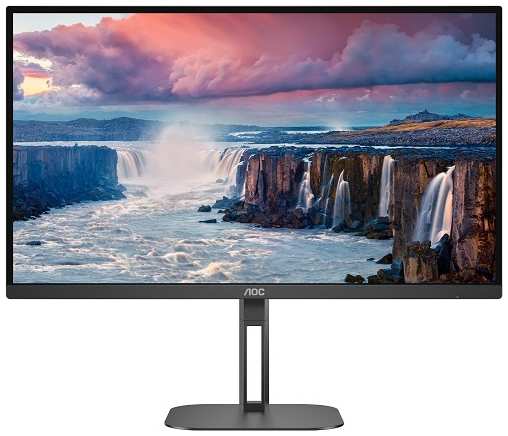 Монитор 27″ AOC Q27V5N с поворотом экрана (VA, 2560x1440, 75Hz, 4 ms, 178°/178°, 300 cd/m, 20M