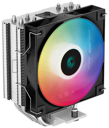 Кулер Deepcool AG400 LED LGA1700/1200/115x/AM5/AM4 (120mm fan, 500-2000rpm, 75.89 CFM, 31.6dBA, 4-pin PWM) Ret 9698449280