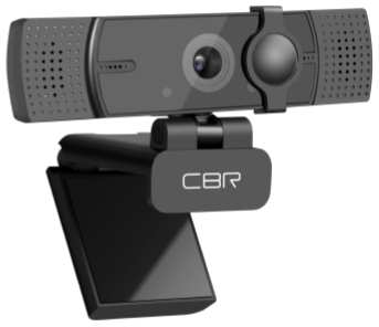 Веб-камера CBR CW 872FHD 5 МП, разрешение видео 1920х1080, USB 2.0, встроенный микрофон с шумоподавлением, автофокус, крепление на мониторе, што
