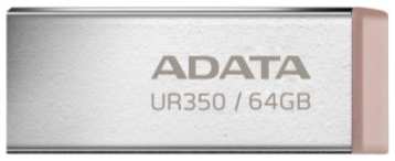 Накопитель USB 3.2 64GB ADATA UR350-64G-RSR/BG UR350 metal brown 9698450021