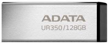 Накопитель USB 3.2 128GB ADATA UR350-128G-RSR/BK UR350 metal black 9698450026