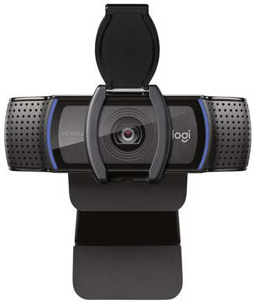 Веб-камера Logitech C920e 960-001086 черная, 3Mpix (1920x1080), USB2.0, с микрофоном
