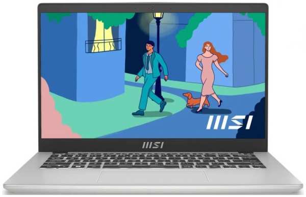 Ноутбук MSI Modern 14 C12MO-1086XRU 9S7-14J111-1086 i3-1215U/16GB/512GB SSD/UHD graphics/14″ FHD IPS/WiFi/BT/Cam/noOS/silver