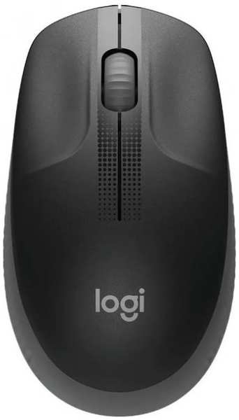 Мышь Wireless Logitech M190 910-005913 черная/серая, оптическая (1000dpi), радио, USB, 2but