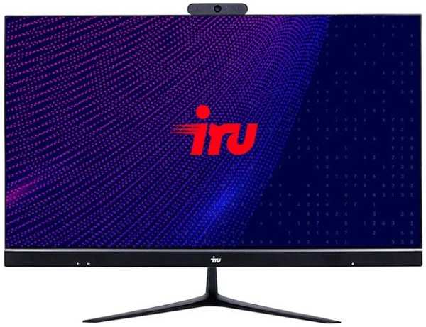 Моноблок 23.8'' iRu АГАТ 313 i3-10100/8GB/256GB SSD/UHD graphics 630/FHD/IPS/GbitEth/WiFi/BT/noOS/клавиатура/мышь/Cam