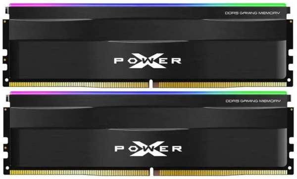 Модуль памяти DDR5 64GB (2*32GB) Silicon Power SP064GXLWU600FDF Xpower Zenith PC5-48000 6000MHz CL40 1.35V kit single rank Ret