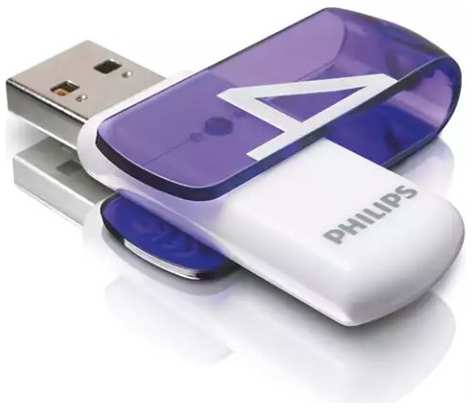 Накопитель USB 2.0 4GB Philips FM04FD05B/97 VIVID2.0 9698451669