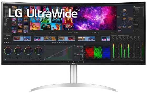 Монитор 40″ LG UltraWide 40WP95C-W 5120x2160, IPS, 21:9, 300cd/m2, 1000:1, 5ms (GtG), curved 2500R