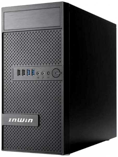 Корпус mATX InWin EFS063 6191739 black, 450W, 2*USB 3, 2*USB 2, A(HD), front fan holder, Screwless 9698452510