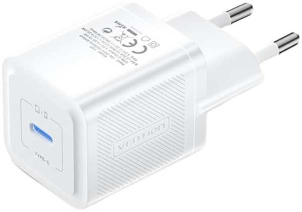 Зарядное устройство сетевое Vention FEPW0-EU Сетевое зарядное устройство Vention на 1 порт USB С GaN 20W