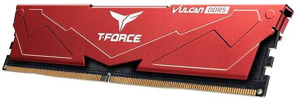 Модуль памяти DDR5 64GB (2*32GB) Team Group FLRD564G5600HC36BDC01 T-Force Vulcan PC5-44800 5600MHz CL36 1.30V Red 9698452888