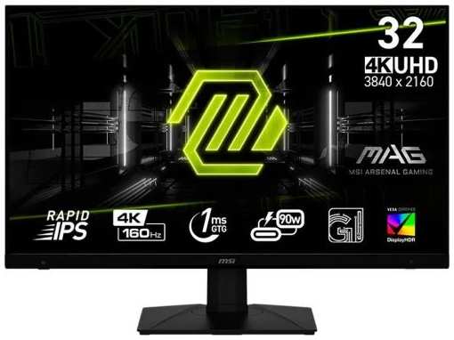 Монитор 31,5″ MSI MAG 322UPF 9S6-3DC79T-014 3840x2160 LED, 16:9, IPS, 400cd, 1000:1, 100M:1, 1ms(GTG), 178/178, DP, 2xHDMI, 5xUSB, 144Hz, tilt, HAS, p 9698453374