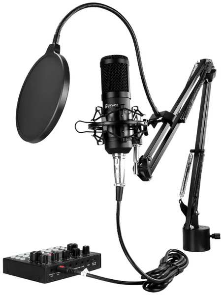 Микрофон Oklick SM-600G 1796784 проводной 2.5м