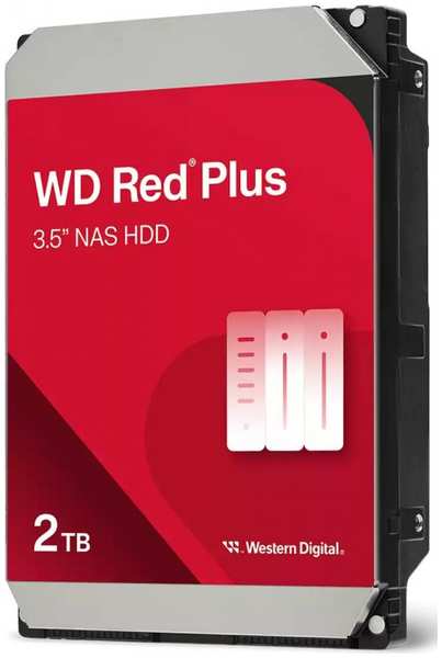 Жесткий диск 2TB SATA 6Gb/s Western Digital WD20EFPX WD Plus 3.5″ 5400rpm 512MB