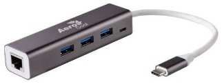 Концентратор AeroCool 4000953895025 3 port HUB (c БП)+Card reader CF I-II/SM/MMC/MD/MS/MS pro/SD ″Skymaster″ 95025