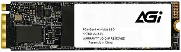 Накопитель SSD M.2 2280 AGI AGI2T0G43AI818 2TB PCIe 4.0 x4 5200/4700MB/s MTBF 1.6M TBW 1200