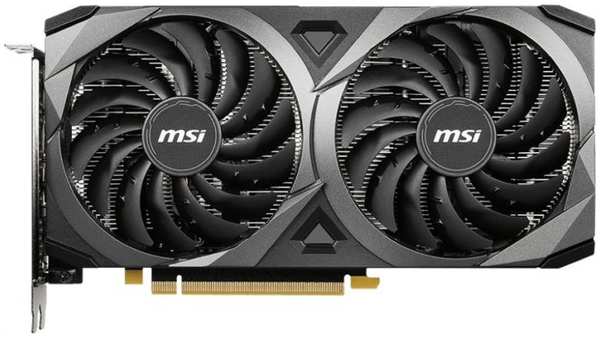 Видеокарта PCI-E MSI GeForce RTX 3060 VENTUS 2X (RTX 3060 VENTUS 2X 8G) 8GB GDDR6 128bit 8nm 1320/15000MHz 3xDP HDMI RTL 9698455544