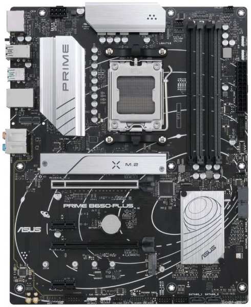 Материнская плата ATX ASUS PRIME B650-PLUS-CSM 90MB1BS0-M0EAYC (AM5, AMD B650, 4*DDR5 (7600), 4*SATA 6G RAID, 2*M.2, 4*PCIE, 2.5Glan, HDMI, DP, USB Ty 9698456580